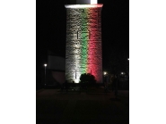 Тематично осветление на часовниковата кула в Дряново