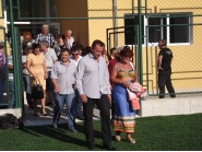 Кметът на община Дряново д-р Иван Николов откри новия стадион в с. Царева ливада