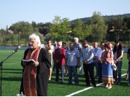 Кметът на община Дряново д-р Иван Николов откри новия стадион в с. Царева ливада