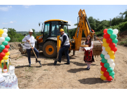 Официална церемония „Първа копка“ по Договор за предоставяне на безвъзмездна финансова помощ по проект „Изграждане на комплекс за социални услуги за лица с психични разстройства”.